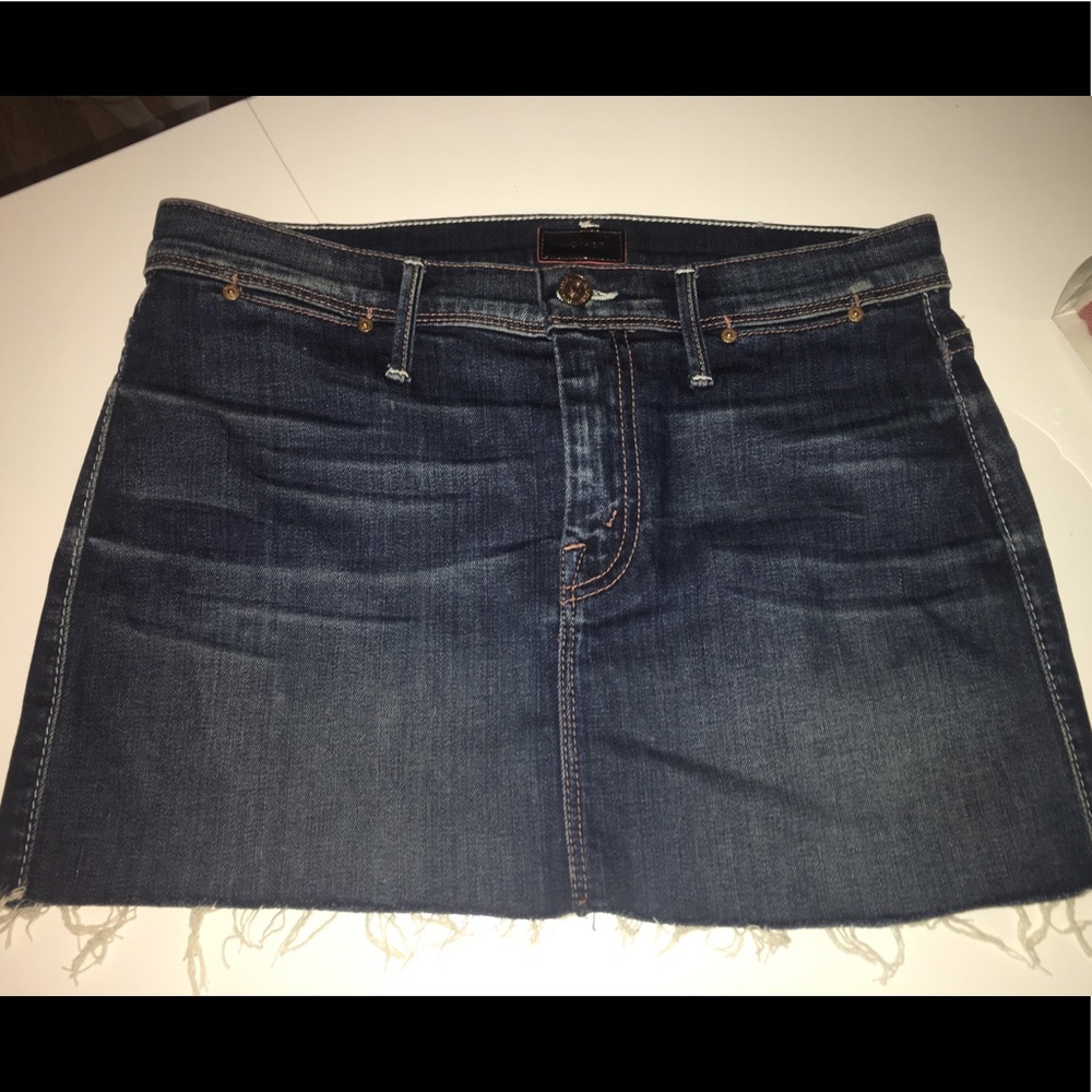 Mother Denim Mini Skirt